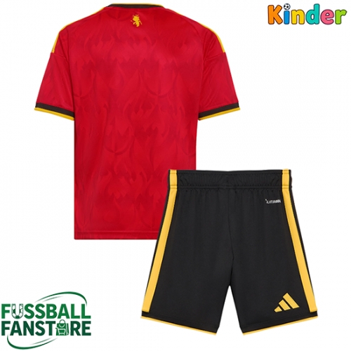 Belgien Replik Heimtrikot Kinder WM 2026 Kurzarm (+ Kurze Hosen)